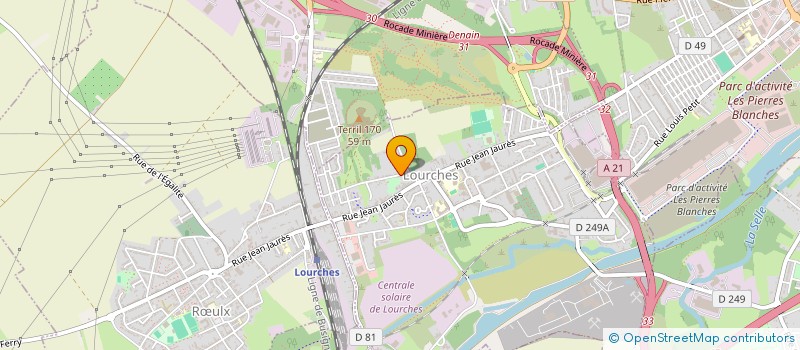 localisation de l'entreprise MONSIEUR IONEL PEIU  LOURCHES