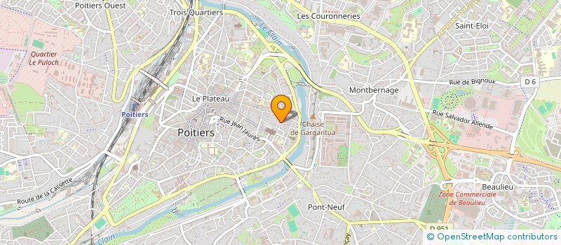 localisation de l'entreprise MONSIEUR IONEL RADU  POITIERS