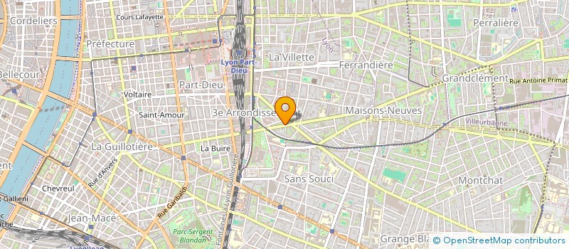 localisation de l'entreprise MONSIEUR IONEL SERDARU  LYON