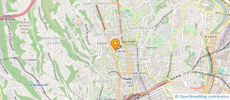 localisation de l'entreprise MONSIEUR IONEL SIPOS  NICE