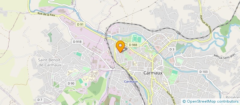 localisation de l'entreprise MONSIEUR IONEL STOICA-DANIEL  CARMAUX