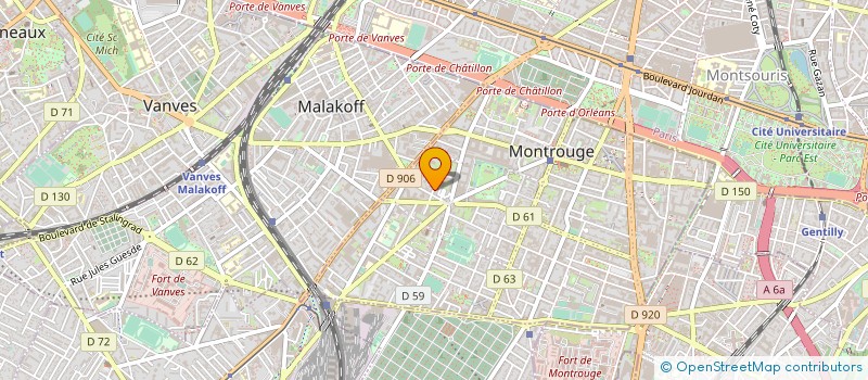 localisation de l'entreprise MONSIEUR IONEL TANASE  MONTROUGE