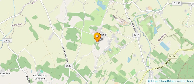 localisation de l'entreprise MONSIEUR IONEL TRIF  MONTJOIRE