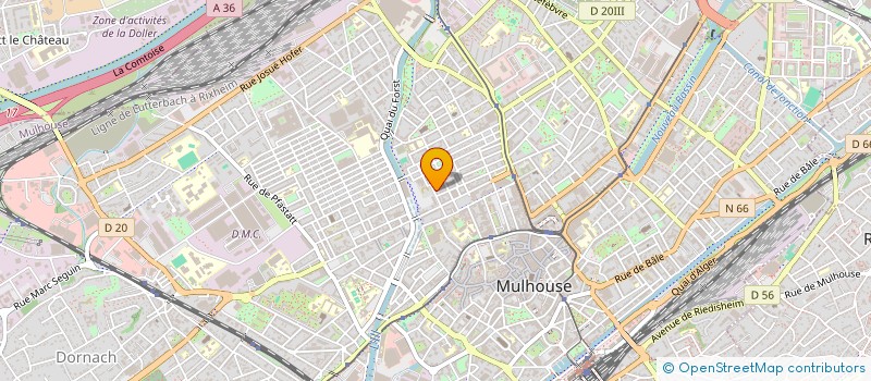 localisation de l'entreprise MONSIEUR IONICA MINDRU  MULHOUSE