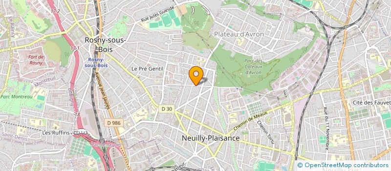 localisation de l'entreprise MONSIEUR IONUT ANDREI BOIAN  NEUILLY-PLAISANCE