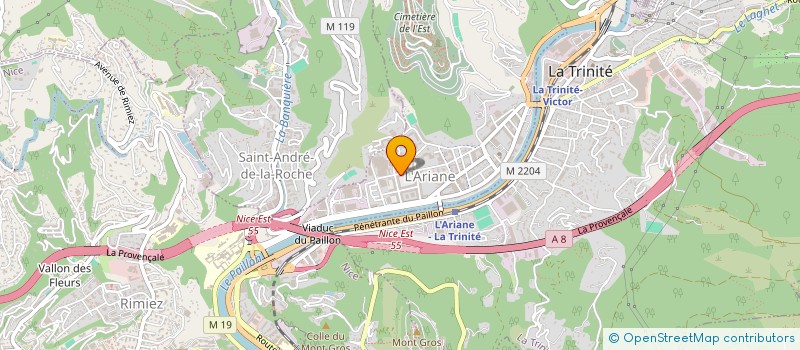 localisation de l'entreprise MONSIEUR IONUT BARANESCU à NICE