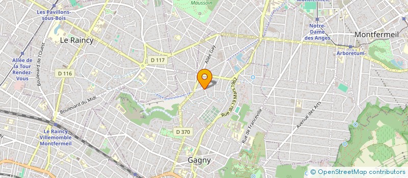 localisation de l'entreprise MONSIEUR IONUT BOGDAN SANDU à GAGNY