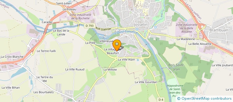 localisation de l'entreprise MONSIEUR IONUT-CATALIN VLAD  JOSSELIN