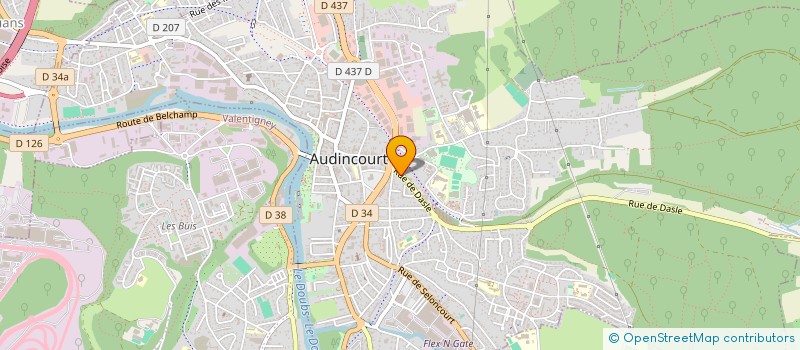 localisation de l'entreprise MONSIEUR IONUT COPOT  AUDINCOURT