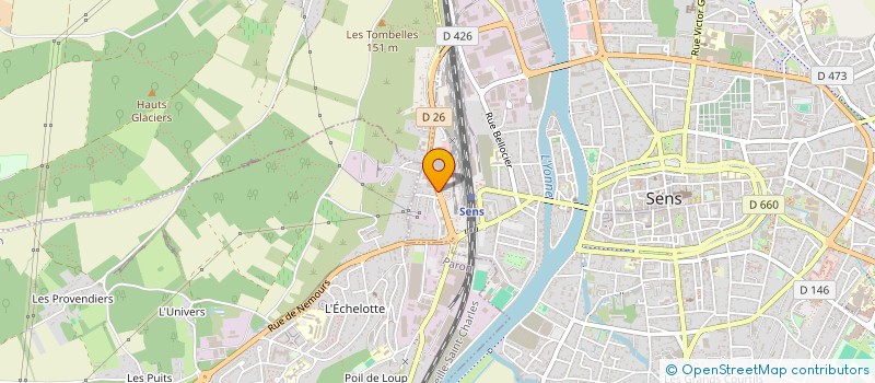 localisation de l'entreprise MONSIEUR IONUT COSMIN NITA  SENS