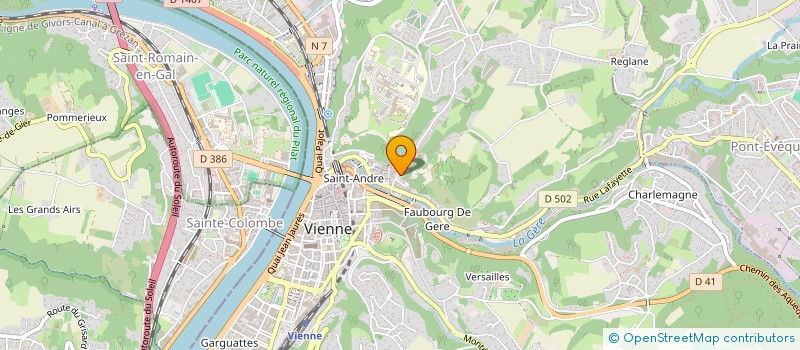 localisation de l'entreprise MONSIEUR IONUT COSTEL NEDELEA  VIENNE