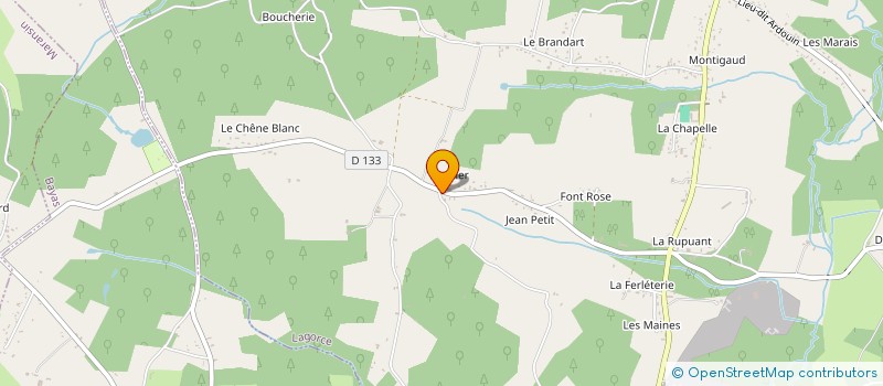 localisation de l'entreprise MONSIEUR IONUT GAFEI  LAGORCE