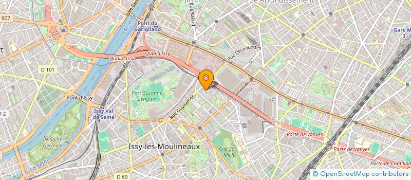localisation de l'entreprise MONSIEUR IONUT-GEORGIAN GHENEA à ISSY-LES-MOULINEAUX