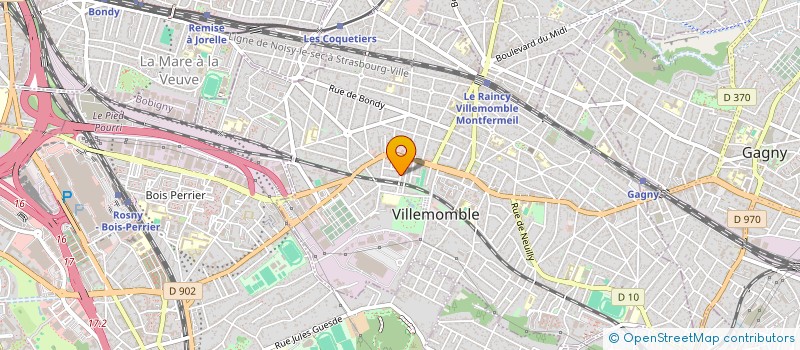 localisation de l'entreprise MONSIEUR IONUT-GHEORGHE FERARI  VILLEMOMBLE