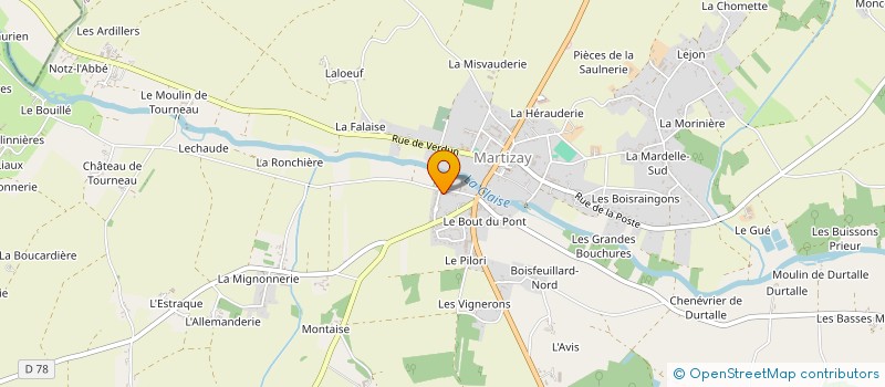localisation de l'entreprise MONSIEUR IONUT LUPU à MARTIZAY