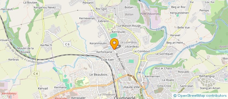 localisation de l'entreprise MONSIEUR IONUT NICULAE  QUIMPERLE