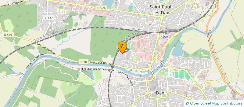 localisation de l'entreprise MONSIEUR IONUT PAUN  DAX