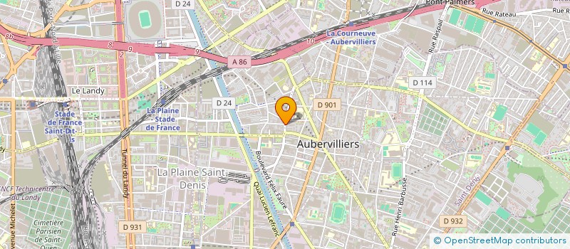 localisation de l'entreprise MONSIEUR IONUT PREDA à AUBERVILLIERS
