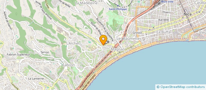 localisation de l'entreprise MONSIEUR IONUT RAEVSCHI à NICE