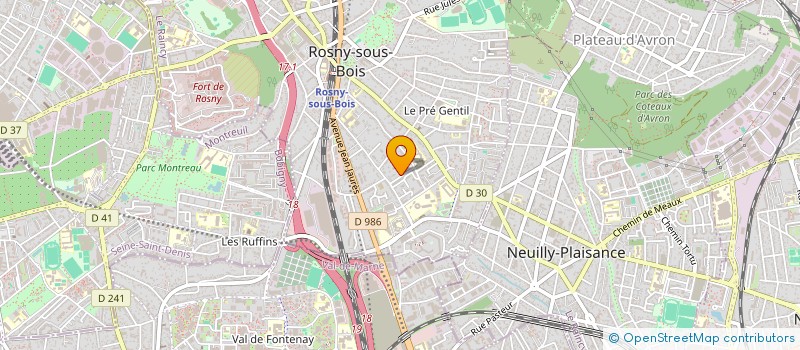 localisation de l'entreprise MONSIEUR IONUT ROSTAS à ROSNY-SOUS-BOIS