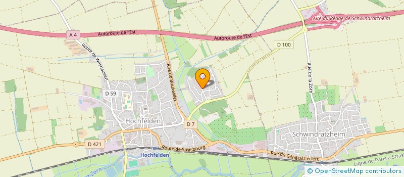localisation de l'entreprise MONSIEUR IONUT TOFAN  HOCHFELDEN