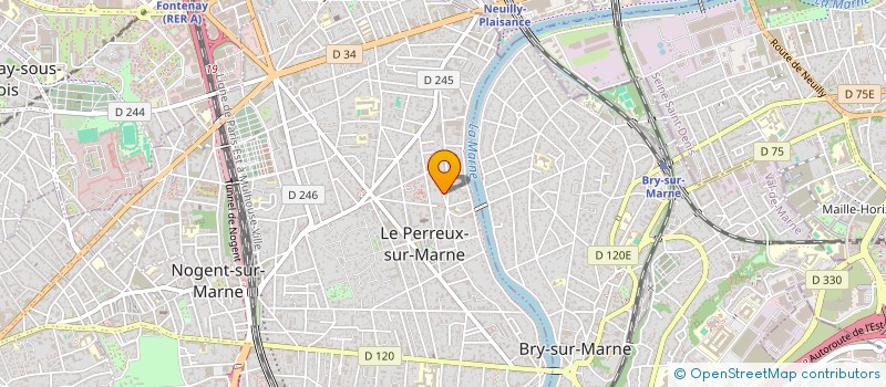 localisation de l'entreprise MONSIEUR IONUT TULCEANU  LE PERREUX-SUR-MARNE