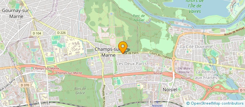 localisation de l'entreprise MONSIEUR IONUT-VICTOR ROGOZ  CHAMPS-SUR-MARNE