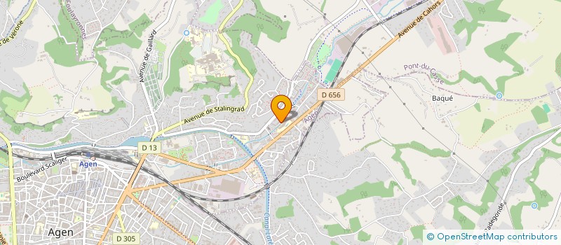 localisation de l'entreprise MONSIEUR IOSEB BERUASHVILI  AGEN