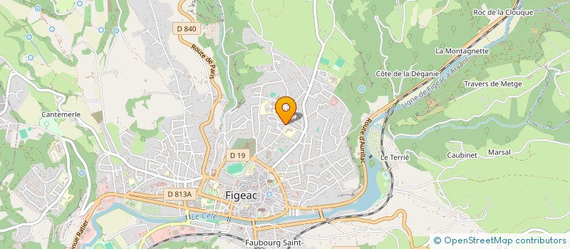 localisation de l'entreprise MONSIEUR IOSIF BALINT  FIGEAC