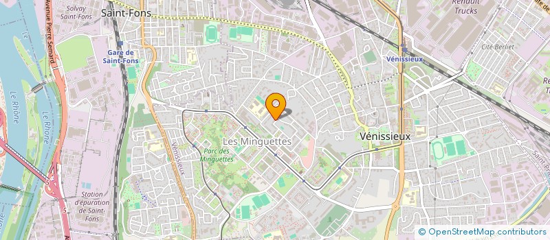 localisation de l'entreprise MONSIEUR IOSIF COVACI  VENISSIEUX