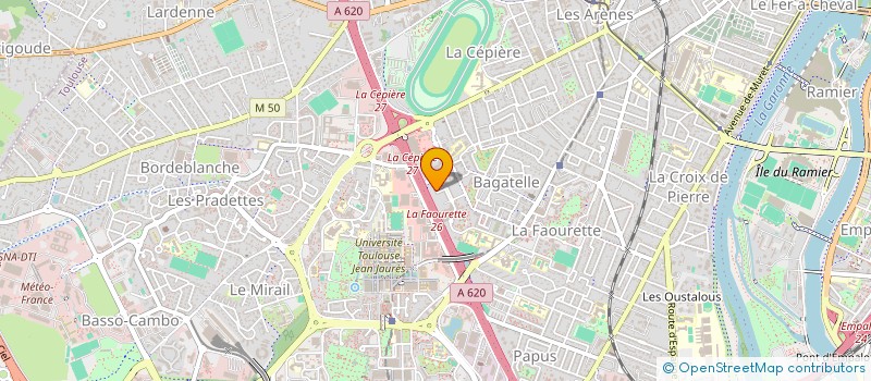 localisation de l'entreprise MONSIEUR IOSIF DANIEL ROMAN  TOULOUSE