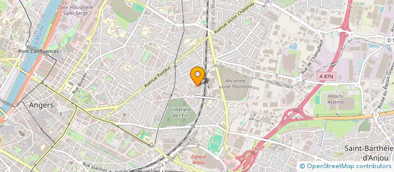 localisation de l'entreprise MONSIEUR IOSIF FEDOR  ANGERS