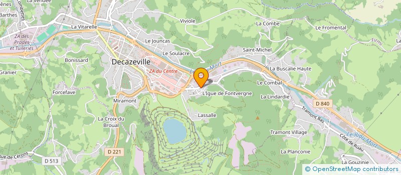 localisation de l'entreprise MONSIEUR IOSIF FOGARASI  DECAZEVILLE