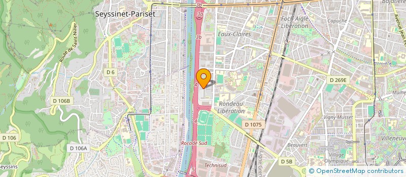 localisation de l'entreprise MONSIEUR IOSIF LACATUS  GRENOBLE