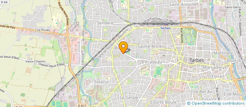 localisation de l'entreprise MONSIEUR IOSIF ZILBERSHTEYN  TARBES