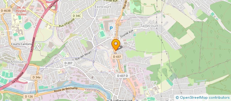 localisation de l'entreprise MONSIEUR IOSUA-ANDREI MURUI  AUDINCOURT