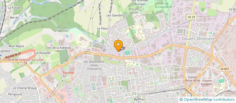 localisation de l'entreprise MONSIEUR IOURI CLOU  TOURS