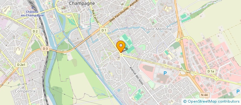 localisation de l'entreprise MONSIEUR IOZSEF-ATTILA TOACACI  CHALONS-EN-CHAMPAGNE