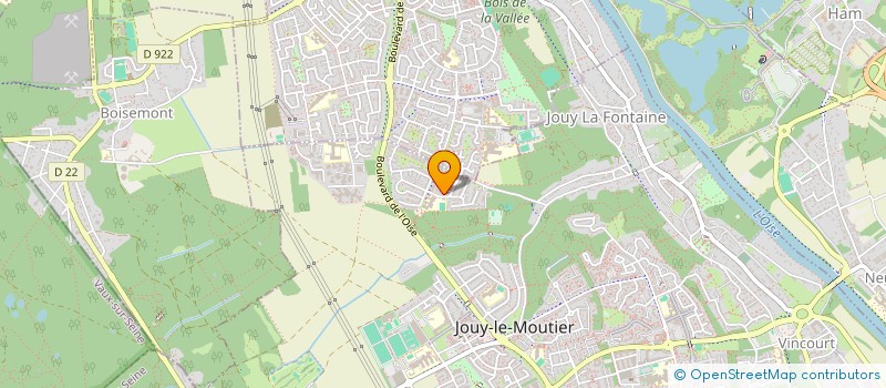 localisation de l'entreprise MONSIEUR IQBAL JAVED  JOUY-LE-MOUTIER