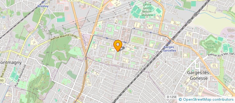 localisation de l'entreprise MONSIEUR IQBAL MUDASSAR  SARCELLES