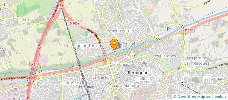 localisation de l'entreprise MONSIEUR IQBALUDDIN ROSTAMI  PERPIGNAN