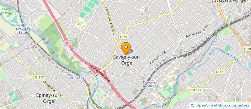localisation de l'entreprise MONSIEUR IRADJ GUILYARDI  SAVIGNY-SUR-ORGE