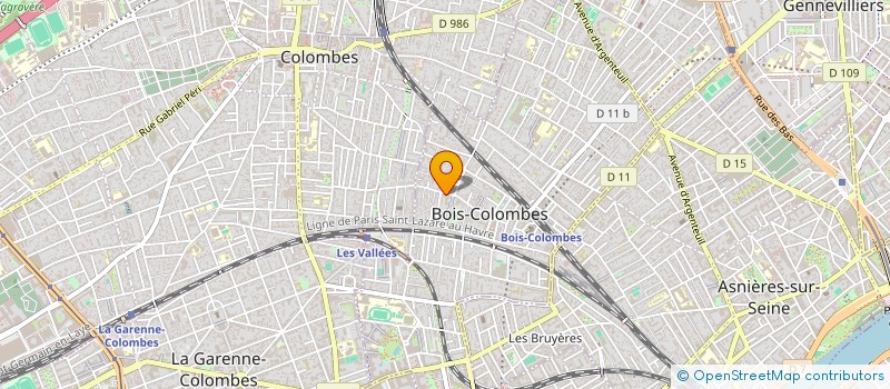 localisation de l'entreprise MONSIEUR IRBAN FAUSTUS à BOIS-COLOMBES