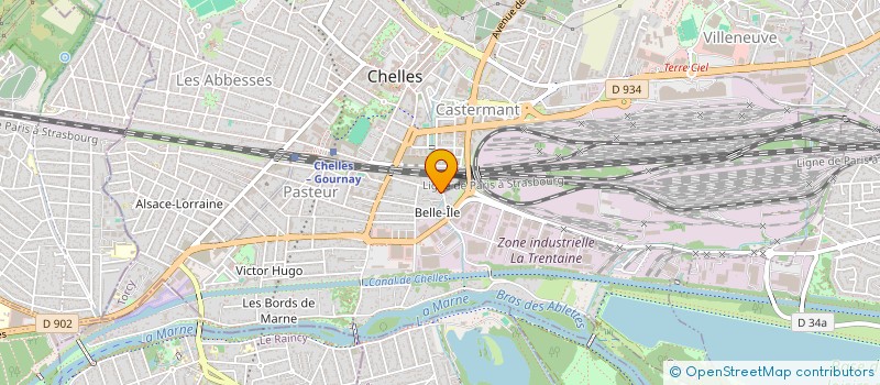 localisation de l'entreprise MONSIEUR IRENE FAU à CHELLES