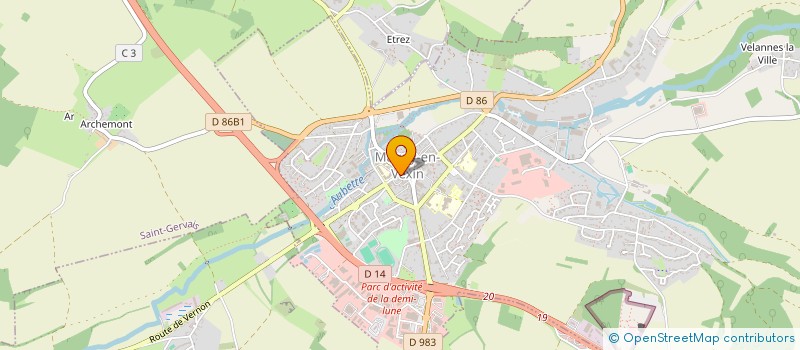 localisation de l'entreprise MONSIEUR IRENE PIE GERARD  MAGNY-EN-VEXIN