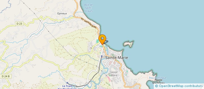 localisation de l'entreprise MONSIEUR IRENEE CHAUBO à SAINTE-MARIE