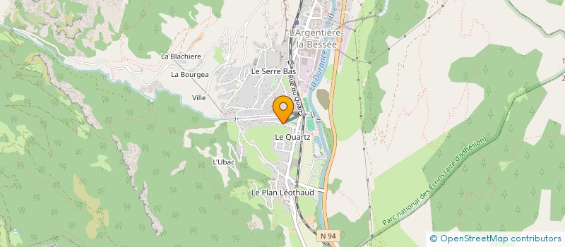 localisation de l'entreprise MONSIEUR IRENEE EPOUTA à L'ARGENTIERE-LA-BESSEE