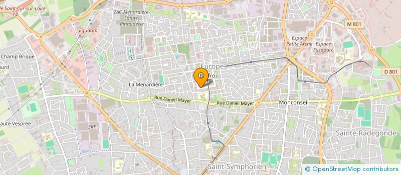 localisation de l'entreprise MONSIEUR IRENEE GBAKOBO NARKE  TOURS