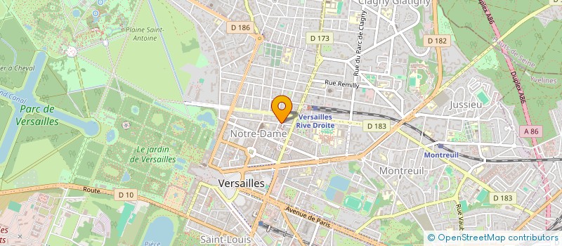 localisation de l'entreprise MONSIEUR IRENEUSZ RACZYNSKI à VERSAILLES