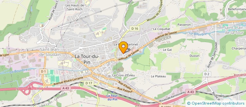 localisation de l'entreprise MONSIEUR IRFAN AKSOY à SAINT-CLAIR-DE-LA-TOUR